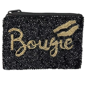 Bolsa de Monedas Bordada con Cuentas, Elegante Bolso de Mano con Correa para la Muñeca, Bolsa de Maquillaje, Clutch Clásico con Perlas y Diamantes de MD HANDICRAFTS - Product Image 1