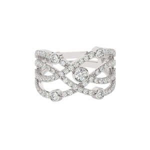 Anillos de Plata de Ley 925 de Primera Calidad para Mujer, Chapados en Rodio con Piedra Natural de Diamante, Joyería Fina, Tipo Anillo para Hombre - Product Image 1