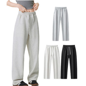 กางเกงลำลองบุขนแกะแห้งเร็วเอวยางยืดทำจากผ้าขนสัตว์เนื้อแน่นแบบสุภาพสำหรับผู้ชายกำหนดสีได้เอง - Product Image 1