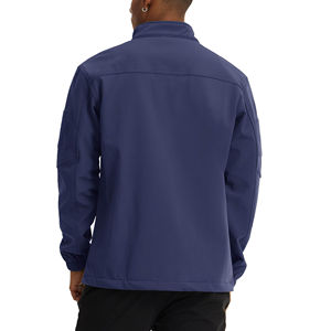Nouvelle veste matelassée personnalisée OEM en toile avec capuche, poches zippées, enduite, respirante, imperméable, couleur personnalisée sur le devant, pour automne-hiver - Product Image 2