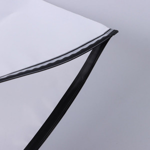 Sacs à zip-lock de stockage recyclables mats/givrés/transparents personnalisés Sacs d'emballage de vêtements à fermeture éclair avec logo - Product Image 5