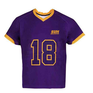 เสื้อกีฬาแขนสั้นผ้า100% โพลีเอสเตอร์ระบายอากาศได้ดี - Product Image 1