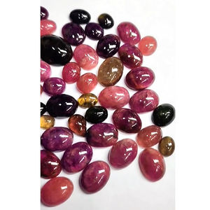 51 ชิ้นธรรมชาติทัวร์มาลีน 12 มม.ถึง 20 มม.รูปไข่ Pear Cabochon 363 กะรัต Lot Iroc ขายทัวร์มาลีนหลวมอัญมณี Cab - Product Image 3