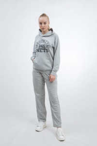 Sudadera con Capucha de Jersey 100% Algodón para Mujer, Estilo Casual, Logotipo Bordado Estampado en la Parte Delantera, Sostenible - Product Image 2