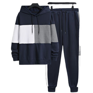 Sudadera con capucha de punto de fabricante, ropa deportiva, ropa para correr, ropa de diseñador con estampado personalizado, logotipo de Color, conjuntos de chándal informales para hombres - Product Image 3