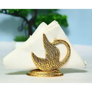 Servilletero único y atractivo en forma de pato con servilletero lujoso de color dorado para decoración de mesa de fiesta - Product Image 1