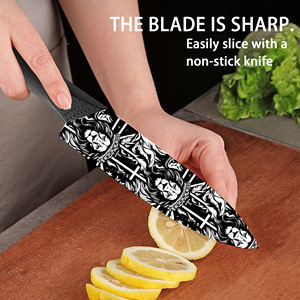 Nouvelle conception, livraison super rapide, couteau en céramique, 5 ensembles, ensemble de chef en plastique de haute qualité pour cuisine commerciale, stock, dropshipping - Product Image 4