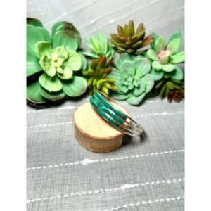 Jamie Johnson Malachite & Sterling <b>Silver</b> Fashion <b>Cuff</b> <b>Bracelet</b> - Product Image 3