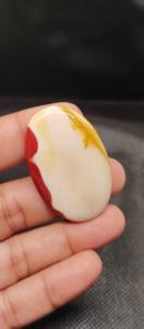 พลอยมูไคต์แจสเปอร์ทรงหลังเบี้ย งานแฮนด์เมด คุณภาพสูง สีชมพูธรรมชาติ ขนาดผสม สำหรับทำเครื่องประดับจำนวนมาก - Product Image 6