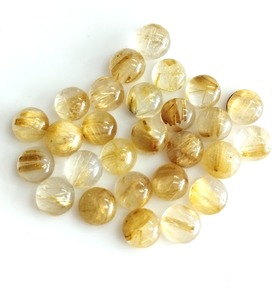 อัญมณีสีเหลืองบำบัดสอบเทียบแล้วอัญมณีหลวมสำหรับแบรนด์พลอยทับทิมสีทองธรรมชาติตัดตามสั่ง - Product Image 4