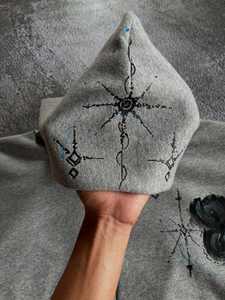 Wholesale High Quality Men Pullover Custom <b>Printing</b> Zipper Tie Dye Cotton Hoodies Full Zip Hoodie For Men - Product Image 4