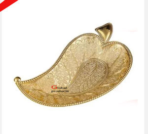 Plateau de service en acier inoxydable en métal fini argenté de qualité supérieure pour restaurant et bar d'hôtel - Product Image 5