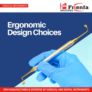 Kit de Elevación de Senos Paranasales (5 Piezas) Chapado en Oro, Mangos Antideslizantes, 9 mm de Diámetro para Procedimientos de Implantes de Precisión - Product Image 5