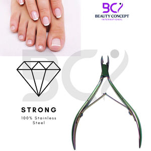 Service OEM 2026, Pince à cuticules en acier inoxydable, ouverture large, couleur arc-en-ciel, logo personnalisé, prix de gros, modèle le plus récent - Product Image 6
