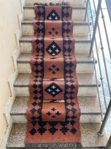 ของตกแต่งบ้านห้องนอนห้องนอนห้องนอนใช้ทำมือคุณภาพสูงขนสัตว์ jute runner ขนสัตว์ธรรมชาติพรมห้องนั่งเล่นปรับแต่งได้ - Product Image 3