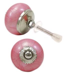 Boutons modernes en céramique rose néon qualité exportation armoire tiroir porte poignée et tirer pour cuisine chambre armoire pour Designs modernes - Product Image 2