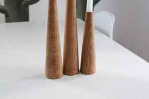 Portavelas vintage de madera maciza con linternas y tarros para decoración de escritorio del hogar y bodas - Product Image 5