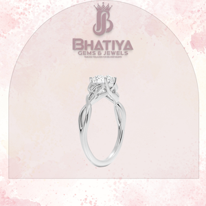แหวนหมั้นเพชรเม็ดเดี่ยวแบบสามชิ้นสำหรับผู้หญิงแหวนประดับเพชรขนาดกลาง1-3 CT ดีไซน์เป็นของขวัญคริสต์มาสสำหรับผู้หญิง - Product Image 6