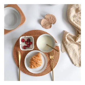 <b>Round</b> Rattan <b>Placemat</b> Handwoven In Vietnam For Eco Conscious Homes Kitchen Table Styling Serving And Storage Bulk Ready - Product Image 4