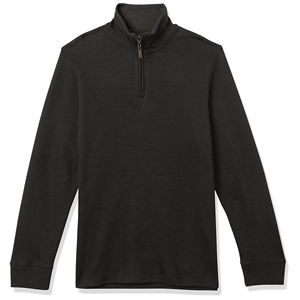 Sudadera de Alto Rendimiento con Cierre de Cremallera de un Cuarto, Mezcla de Algodón, Transpirable, Deportiva, Cuello Alto, Manga Larga, Ligera - Product Image 6