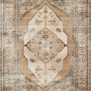 Alfombra Turca Adiva de 20 pies, Tejida en Jacquard, Lisa, Hecha a Máquina, Lavable, de Pelo Corto, con Base de Goma Antideslizante para Uso Doméstico - Product Image 1