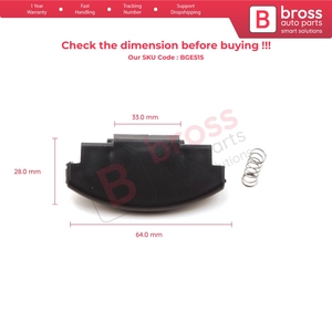 BGE515 Armrest Center <b>Console</b> Repair Latch Clip Catch Button <b>Black</b> 3B0868445 for - Product Image 5