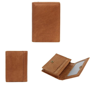 ที่ใส่บัตรหนังแท้บางและกระเป๋าสตางค์พร้อมที่หนีบเงินสามารถรองรับ RFID - Product Image 4