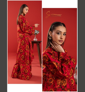 Ssumaira นำเสนอการออกแบบใหม่ผ้าฝ้ายพิมพ์ลายพรีเมี่ยมชุด3ชิ้นสำหรับงานปาร์ตี้แห้งเร็วโดย Orang - Product Image 2