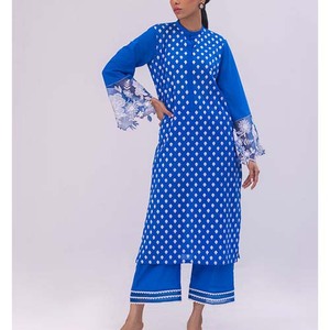 เสื้อผู้หญิงคุณภาพพรีเมียมแบบลำลอง ดีไซน์ปักลายติดกระดุม ชุด 3 ชิ้น ระบายอากาศได้ดี บริการ OEM เปิดจองล่วงหน้า - Product Image 5