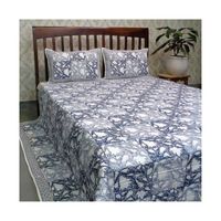 Dernière collection de draps de lit en coton 200TC imprimé floral Jaipuri, écologiques, toutes saisons, confortables, pour la décoration de la maison, avec 2 housses de coussin