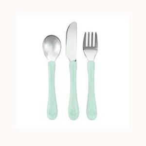 Elegante juego de cubiertos de acero inoxidable pulido plateado hecho a mano Royal Vintage Design Royal Cubiertos Resina Esmalte Mango Uso escolar - Product Image 3