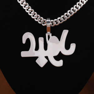 Lujoso Moissanite Diamond 925 Sterling Silver Iced Out Hip-Hop Style Colgante personalizado con letra personalizada Colgante de estilo moderno - Product Image 6