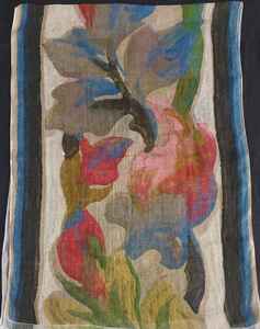 Écharpe longue pour femme en lin 100% de luxe, imprimé numérique, design floral élégant, tendance, motifs imprimés uniques et audacieux - Product Image 1