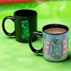 แก้วมัคเซรามิค Minecraft Creeper ลายตัวละคร ขนาด 400 มล. พร้อมฝาปิด เหมาะสำหรับเป็นของขวัญวันฮาโลวีน - Product Image 2
