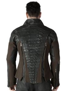 เสื้อแจ็คเก็ตหนังใส่ได้ทั้งชายและหญิงสำหรับใส่เล่นกีฬา - Product Image 2