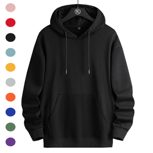 Haut confortable pour homme et femme, style streetwear décontracté, à capuche avec cordon de serrage réglable, manches longues, coupe ample, pour tous les jours - Product Image 1