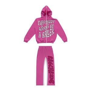 OEM Custom man hight Quality 100% <b>Mens</b> Graphic Zip Up Tracksuit 95% Polyester 5% Spandex 220 to 240 GSM - Product Image 6