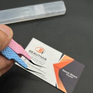 Pince à épiler d'extension de cils en acier inoxydable de qualité chirurgicale de haute qualité - Product Image 4