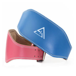 เข็มขัดยกน้ำหนักหนังแท้คุณภาพสูง 13 มม. พร้อมเหล็กเสริมสำหรับการฝึกยกน้ำหนัก - Product Image 4