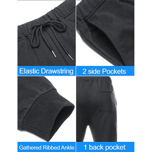 Conjunto de pantalones de alta calidad para hombre, chándal de 2 piezas, ropa para correr, precio al por mayor, chándales deportivos de lana - Product Image 4