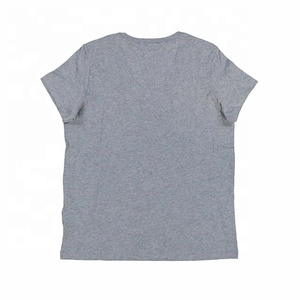 Camiseta de manga media con cuello redondo para mujer, ropa informal 100% de algodón/poliéster de alta calidad, bordada con logotipo de impresión personalizada - Product Image 5