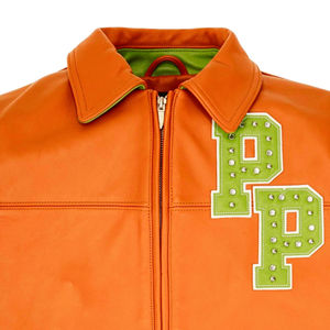 Chaqueta Varsity de Cuero Transpirable, Nueva Moda, Prenda Exterior Elegante y Moderna, Chaqueta Cómoda para Estilo Urbano - Product Image 2