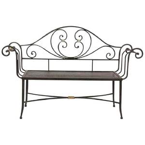 Banc de jardin extérieur moderne en aluminium rose, écologique, avec revêtement en poudre, pour parcs, hôtels et villas - Product Image 5