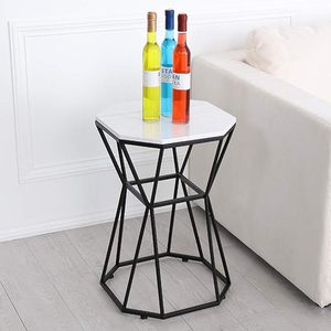 All-New <b>Modern</b> Design Stylish <b>Black</b> Natural Marble with Powder Coated Metal Frame for Interior Decor <b>Coffee</b> <b>Table</b> - Product Image 5