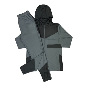 Chándal unisex de nailon para verano con ribetes reflectantes, cortavientos corto negro de manga larga, chándal personalizado OEM 2026 - Product Image 3