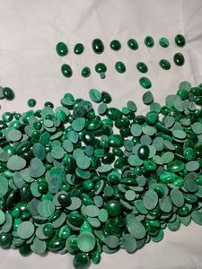 หินอัญมณีรูปร่างผสมมาลาไคต์ธรรมชาติสำหรับทำเครื่องประดับขนาดเทียบหินขายส่งสำหรับแหวนและจี้ - Product Image 3