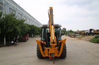 Soosan 3CX Mini Loader Backhoe Excavator Berkualitas Tinggi 4x4 Penggerak Roda Penggerak Depan Mesin 75KW Efisiensi Operasional Tinggi