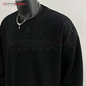 Sweat-shirt avec strass brillant pour hommes avec un design tendance et facile à porter Sweat-shirt avec strass pour hommes - Product Image 5