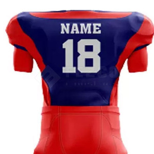 Vêtements de sport confortables et respirants, uniforme de football américain à manches courtes, logo personnalisé de haute qualité, faible MOQ - Product Image 6