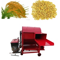 Machine à battre agricole commerciale multi-cultures (arachides, céréales, maïs, blé, riz) à moteur électrique, capacité élevée 1000 kg/h